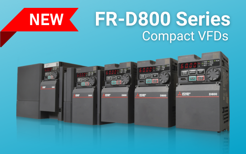Smarter, Safer, Smaller: FR-D800 Series VFD